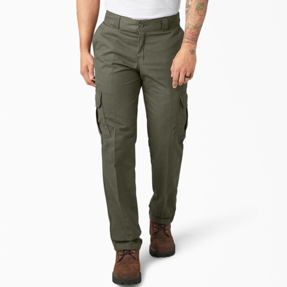 Dickies Men's Olive Cargo Pants